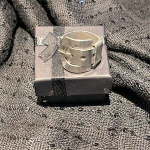 Silver Buckle Ring